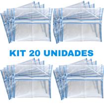 Kit 20 Saquinhos Maternidade Bebê Nenem Organizador de Mala 32cm X 27cm