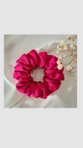 Kit 20 Scrunchies Xuxinha De Cetim Anti Frizz Cores Variadas Tamanho Medio Tradicional