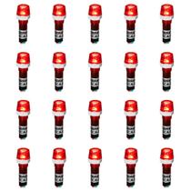 Kit 20 Sinaleiros Iluminado 9mm CCA-220R LED 127V / 220V Sibratec - Vermelho Kit 20 Sinaleiros Iluminado 9mm CCA-220R LED 127V / 220V Sibratec - Vermelho