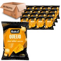 Kit 20 Snack Arroz, Quinoa, Lentilha Sabor Queijo BELIVE 35g