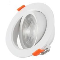 Kit 20 spot smd led 5w redondo 3000k direcionável embutir - Dubai - Iluminação