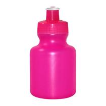 Kit 20 Squeezes 300Ml Rosa Neon Plástico Premium