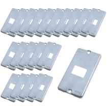 Kit 20 Tampa Condulete 1 Posto 1 Tomada Rj45 3/4' Alumínio