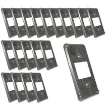 Kit 20 Tampa Condulete 2 Postos 2 Tomadas Juntos 1' Alumínio