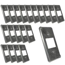 Kit 20 Tampa Condulete 2 Postos 2 Tomadas Juntos 1' Alumínio