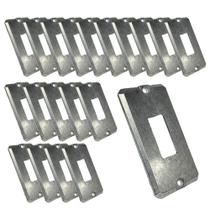 Kit 20 Tampa Espelho Condulete 1 Posto 1Tomada 3/4' Alumínio