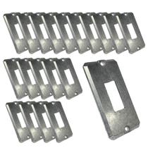 Kit 20 Tampa Espelho Condulete 1 Posto 1Tomada 3/4' Alumínio