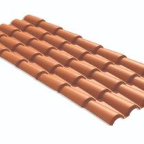Kit 20 Telhas Colonial PVC 2,30x0,86cm 5 Ondas Permatti