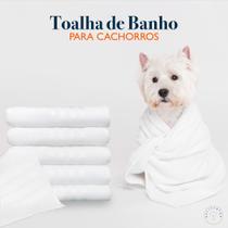 Kit 20 Toalhas de Banho E Tosa Pet shop Cachorro e Gato - 100% Algodão