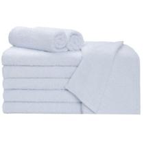 Kit 20 Toalhas De Rosto Para Salão - 100% Algodão