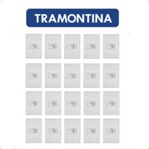 Kit 20 Tomada Simples 20A 4X2 Branco Embutir Liz Tramontina