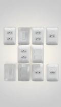 Kit 20 Tomadas e Interruptores Simples 10A Branco