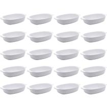 Kit 20 Travessas de Melamina para Restaurantes 23cm Milão Ly Kit 20 Travessas de Melamina para Restaurantes 23cm Milão Ly