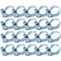KIT 20 un Abraçadeira Aço Carbono Zincado 1/2 à 3/4 - 13 à 19mm - Rosca Sem Fim - Nove54 KIT 20 un Abraçadeira Aço Carbono Zincado 1/2 à 3/4 - 13 à 19mm - Rosca Sem Fim - Nove54