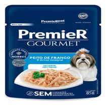 Kit 20 und Sachê Premier Gourmet Cães Ad Peq. Porte Frango 85g