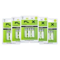 Kit 20 Uni Pilha Alcalina Flex AAA - 5 Cart c/4 un