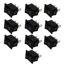 Kit 20 Unid Chaves Gangorra Kcd1-102 3 Terminais 2 Estágios Interruptores Tic Tac Para Luminárias Abajures Lâmpadas Leds Kit 20 Unid Chaves Gangorra Kcd1-102 3 Terminais 2 Estágios Interruptores Tic Tac Para Luminárias Abajures Lâmpadas Leds