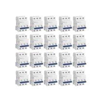 Kit 20 unid - weg disjuntor tripolar 10a (mdw-c 10a 3 polos) Kit 20 unid - weg disjuntor tripolar 10a (mdw-c 10a 3 polos)