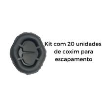Kit 20 Unidades Borracha Coxim Carro Escapamento Gol/Passati/Saveiro/Parati