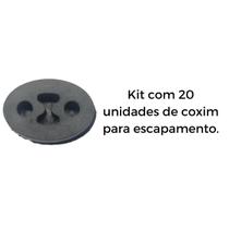 Kit 20 Unidades Borracha Escapamento Carro Palio/Siena/Strada Kit 20 Unidades Borracha Escapamento Carro Palio/Siena/Strada