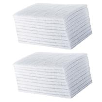 Kit 20 Unidades FIBRA De Limpeza MACIA BRANCA 23 cm x 10 cm Sem Riscos Para Superfícies Delicadas / Pintadas / Cromados Kit 20 Unidades FIBRA De Limpeza MACIA BRANCA 23 cm x 10 cm Sem Riscos Para Superfícies Delicadas / Pintadas / Cromados