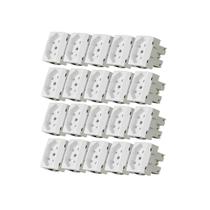 Kit 20 Unidades - Módulo Tomada Margirius B3 2p+t 10a-250v Branco