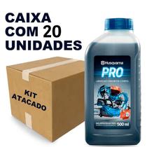 Kit 20 Unidades Óleo 2 Tempos Lubrificante Husqvarna Pro 500ml 537594713