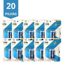 Kit 20 Unidades Pilha Palito Alcalina Aaa Proeletronic Cartela 3a Kit 20 Unidades Pilha Palito Alcalina Aaa Proeletronic Cartela 3a