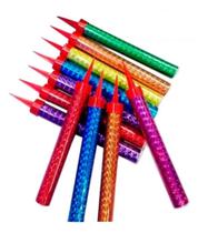 KIT 20 Velas Cascata Vulcão Indoor para Balde de Champanhe, Bolo e Muito Mais