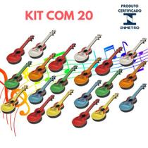 Kit 20 Violão Violinha 4 Cordas Brinquedo Atacado Festa Infantil Instrumento Educacional Kit 20 Violão Violinha 4 Cordas Brinquedo Atacado Festa Infantil Instrumento Educacional