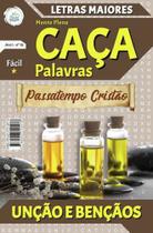 Kit 20 vol: unção e bençãos - caça palavras