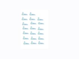 KIT 20 X Guia Banco Assento Deslizante Scania Volvo Axor