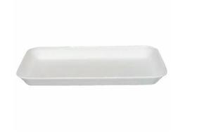 Kit 200 Bandeja De Isopor Branca B05 Rasa 29X20,3X1,3Cm