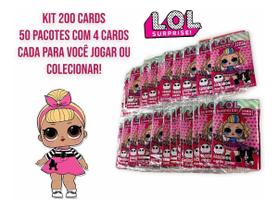 Kit 200 Cards Roblox = 50 Pacotinhos Figurinhas Coleção Bafô