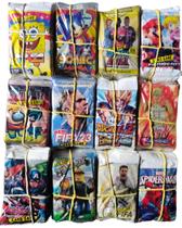 Kit 200 Cards Figurinhas sortidos 50 pacotinhos = 200 cards