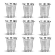 Kit 200 Copos De Alumínio Escolar 250Ml