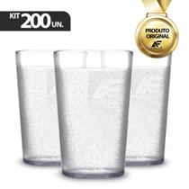 Kit 200 Copos Policarbonato Inquebrável 250ml Anti Impacto Kit 200 Copos Policarbonato Inquebrável 250ml Anti Impacto