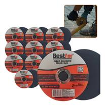 Kit 200 Disco de Corte P/ferro/inox 115x1.2X22.2Mm Bestfer Kit 200 Disco de Corte P/ferro/inox 115x1.2X22.2Mm Bestfer