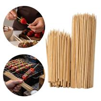 Kit 200 Espetinhos em Bambu Churrasco Crepe Baker's Secret