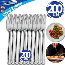 Kit 200 Facas Inox Com Serra Cozinha Restaurante