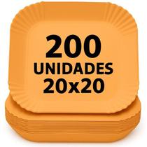 Kit 200 Formas Quadrada De Airfryer Descartável Antiaderente De Papel Manteiga Cozinha 20x20x4,5cm