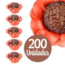 Kit 200 Forminhas de Brigadeiro Luxo Camélia Para Doces Finos Decoração Festa