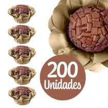 Kit 200 Forminhas de Brigadeiro Luxo Camélia Para Doces Finos Decoração Festa