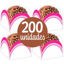 Kit 200 Forminhas Para Doces Finos Brigadeiro Festa de Aniversário Francesinha Casamento