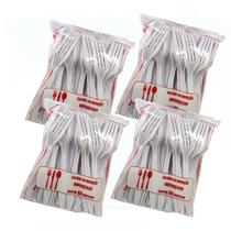 Kit 200 Garfo Refeição Master Branco 17,5cm
