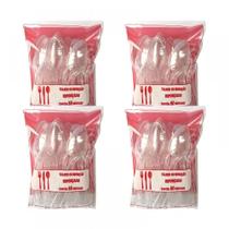 Kit 200 Garfo Refeição Master Cristal 17,5cm Kit 200 Garfo Refeição Master Cristal 17,5cm
