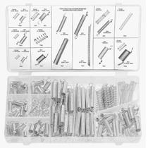 Kit 200 Molas Compressao Aço Galvanizado Reparos 20 Tamanhos Kit 200 Molas Compressao Aço Galvanizado Reparos 20 Tamanhos