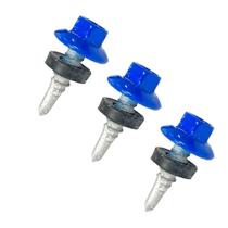 Kit 200 Parafuso Sextavado Flangeado Arruela N12 x 3/4 Azul Kit 200 Parafuso Sextavado Flangeado Arruela N12 x 3/4 Azul