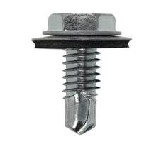 Kit 200 Parafusos Auto Brocante Inox Sextavado 5,5mm X 25mm