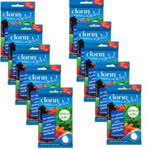 Kit 200 Pastilhas Efervescentes P/ Higienizar Frutas e Legumes Clorin Salad Kit 200 Pastilhas Efervescentes P/ Higienizar Frutas e Legumes Clorin Salad